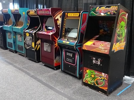 Zaccaria games at the Northwest Pinball and Arcade Show