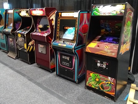Zaccaria games at the Northwest Pinball and Arcade Show