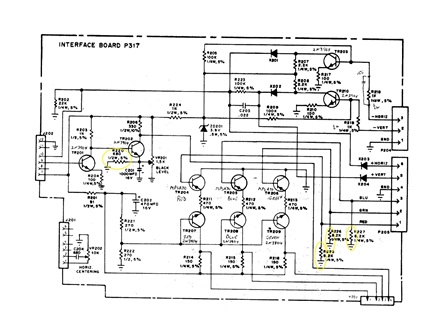 WG4600 P317 video input circuit