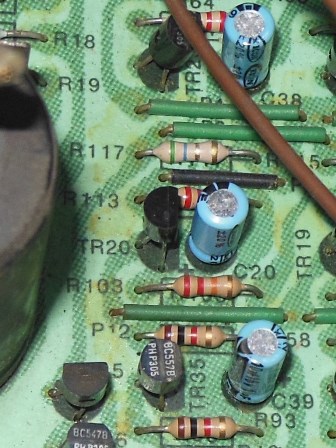 Bad BC237 in the pre-amp