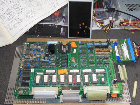 Money Money PCB on the bench