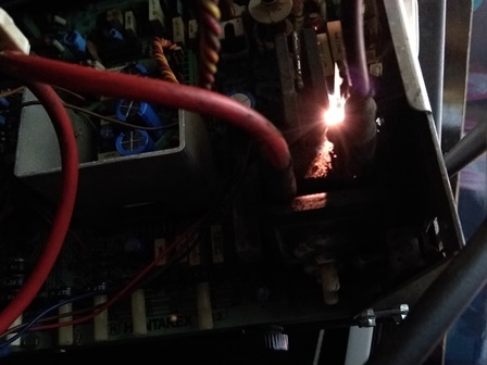 Hantarex MTC-900E/USA flaming LOPT