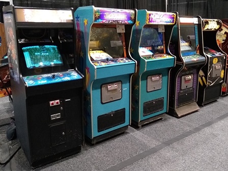 Zaccaria games at the Northwest Pinball and Arcade Show