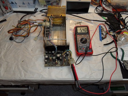 IGR Electronica power supply on the bench