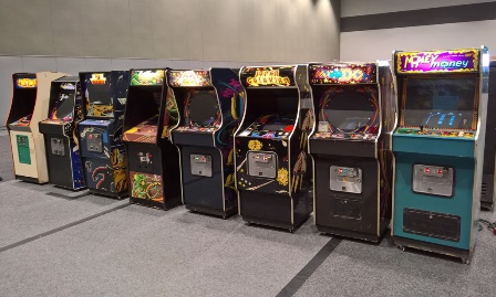 Zaccaria games at the Northwest Pinball and Arcade Show