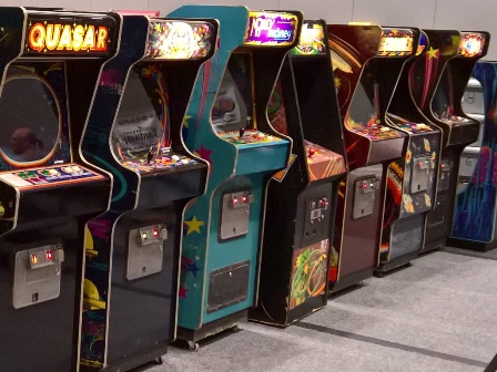 Zaccaria games at the Northwest Pinball and Arcade Show