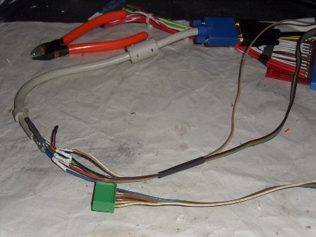 Hantarex video cable splicing