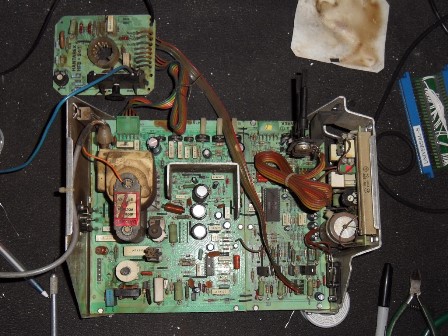 Hantarex MTC-900 chassis, DB1 deflection