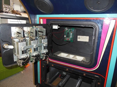 Coin door & credit PCB