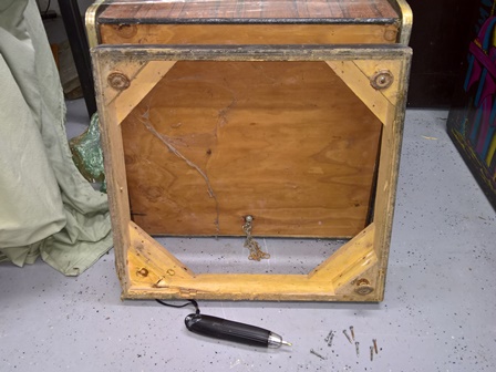 Zaccaria cabinet base, removed