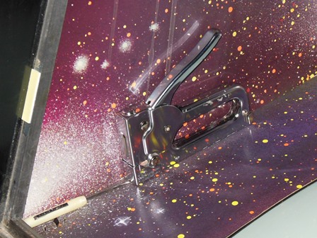 Monitor surround staples