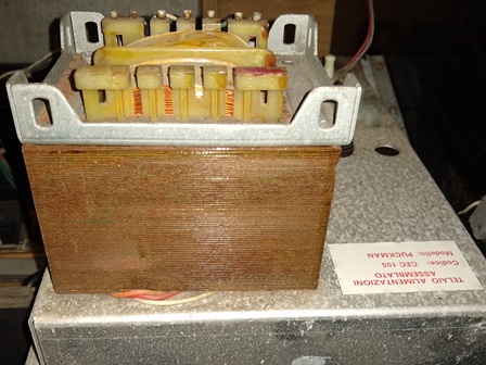 Puck Man power transformer trapped wires