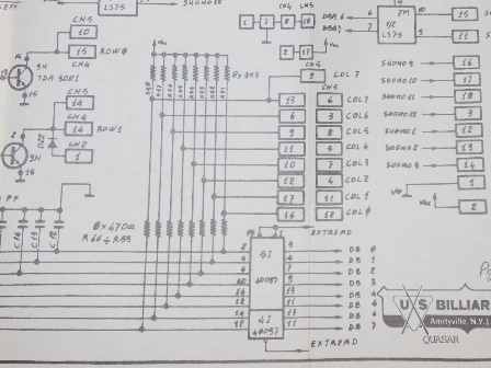 Zaccaria Quasar input circuit schematic pinout