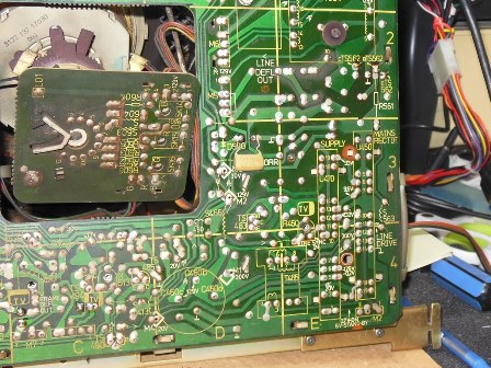 Monitor power supply area