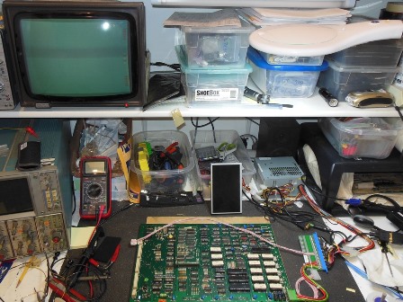 Quasar PCB on the bench