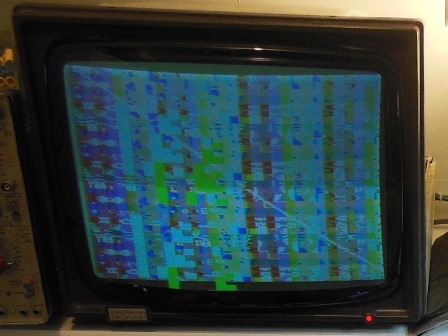 Quasar PCB test screen for data == address