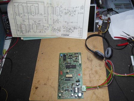Quasar sound PCB on the bench
