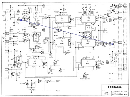 1B1145 credit bypass strap, schematic