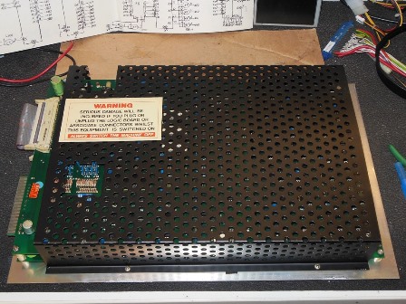 Zaccaria Scramble game PCB cage