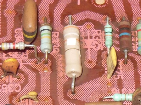 Cracked power resistor