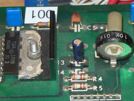 TDA1010 input capacitor, fixed