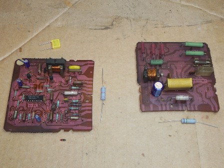 Philips KT-3 A/C input & power supply PCBs