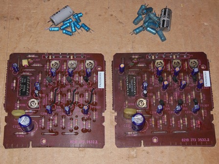 KT-3 input PCBs cap kitted
