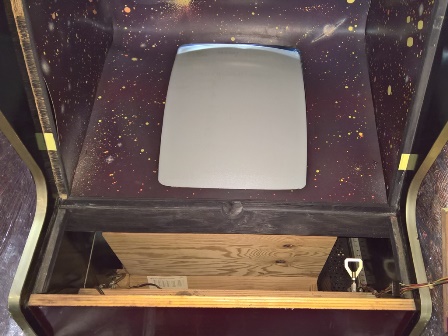 Control panel & glass removed