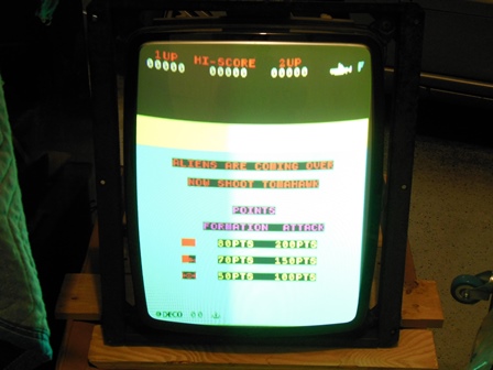 Bench CRT initial picture