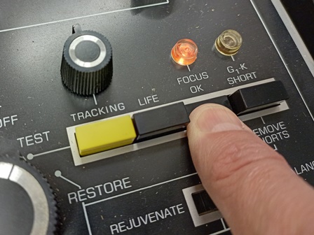 BK 467 CRT test - focus