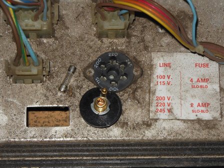 Line input fuse replacement