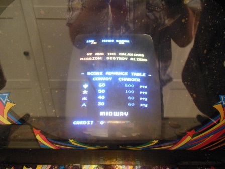 Midway Galaxians running