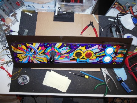 Control panel with new joystick