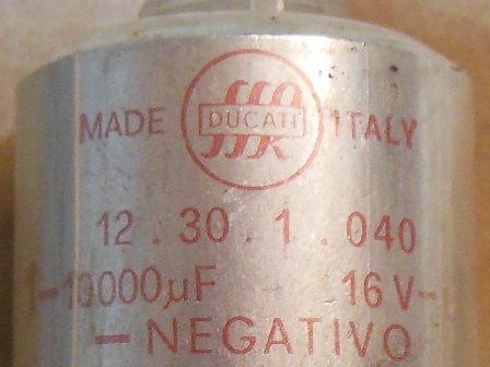 Ducati capacitor