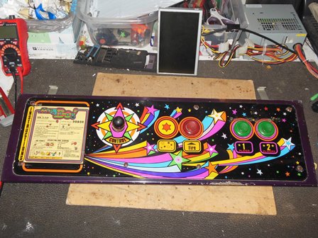 Mr. Do! Quasar control panel - front