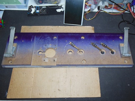 Blank converted Quasar control panel - back