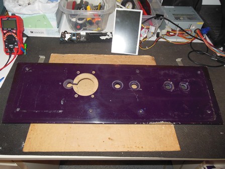 Blank converted Quasar control panel - front