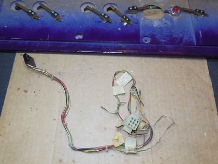 Control panel wiring harness