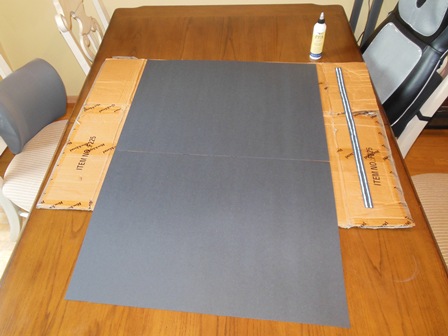 Cardboard panel assembly