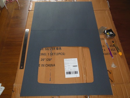 Horizontal monitor cut out