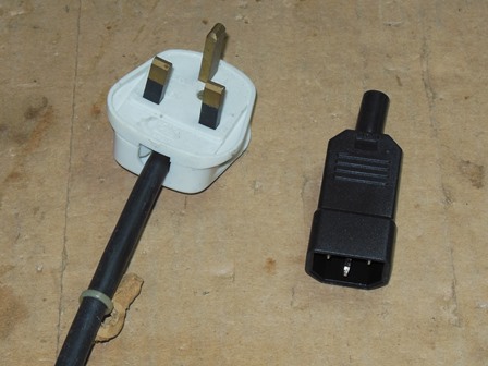 UK plug to IEC-14