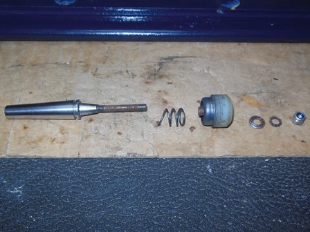 Joystick assembly view