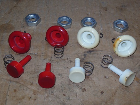 Control panel buttons - after cleaning