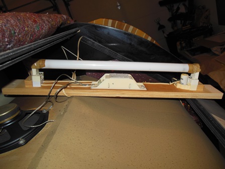 Marque light assembly removed