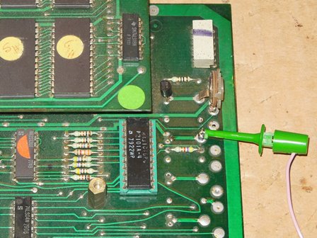 Video signal tap pin