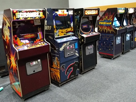 Zaccaria games at the Northwest Pinball and Arcade Show