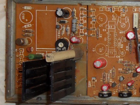 Missing 2200uF/63V power supply capacitor