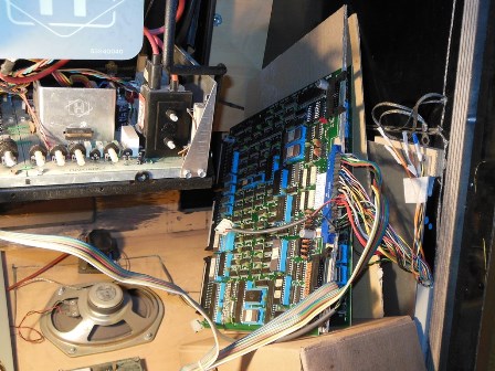 Temporary game PCB testing in cabinet