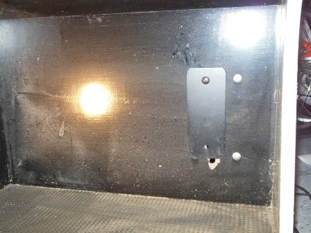 Pedal blanking plate