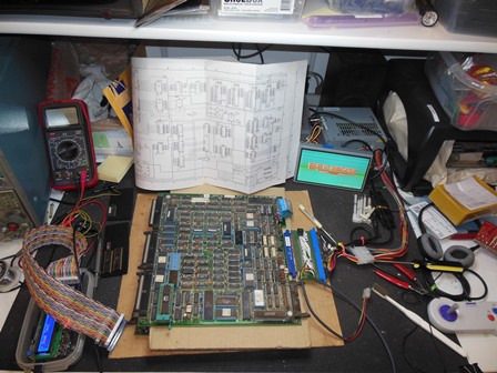 Buck Rogers PCB, fault fixed